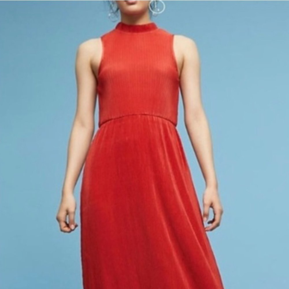 Sunday in Brooklyn pleated maxi. Anthropologie. Size xsp